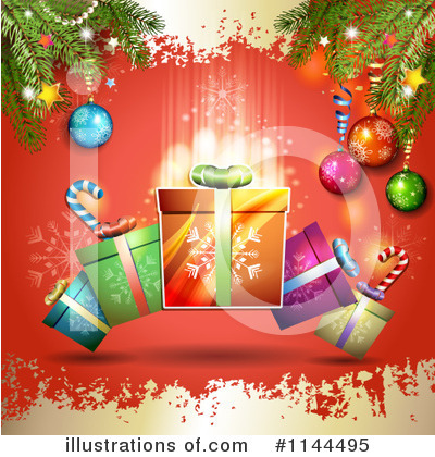 Christmas Background Clipart #1144495 by merlinul