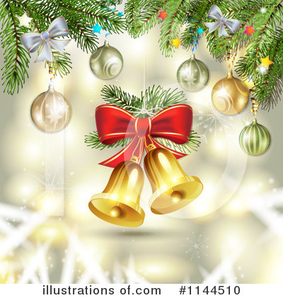 Christmas Bells Clipart #1144510 by merlinul