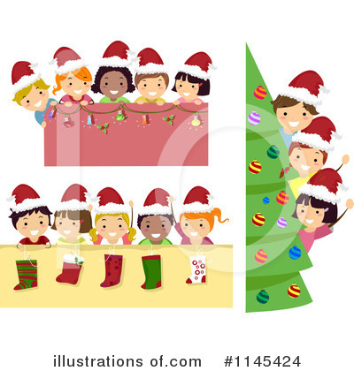 Christmas Stockings Clipart #1145424 by BNP Design Studio