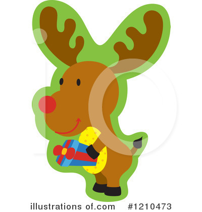 Reindeer Clipart #1210473 by Cherie Reve