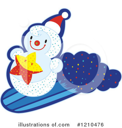 Snowman Clipart #1210476 by Cherie Reve