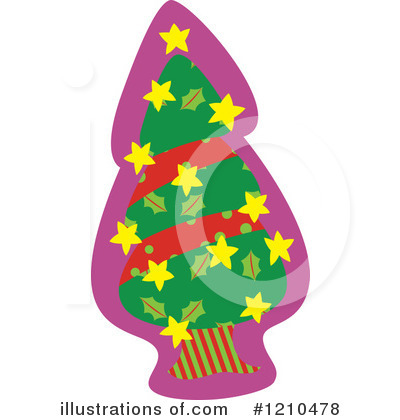 Christmas Tree Clipart #1210478 by Cherie Reve