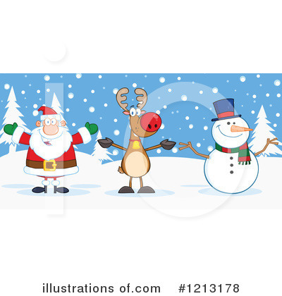 Snowman Clipart #1213178 by Hit Toon