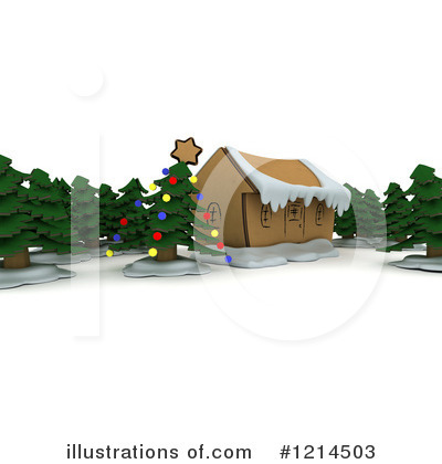 Christmas House Clipart #1214503 by KJ Pargeter