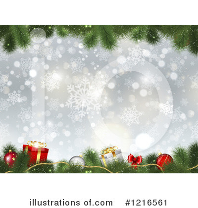 Royalty-Free (RF) Christmas Clipart Illustration by KJ Pargeter - Stock Sample #1216561