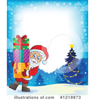 Royalty-Free (RF) Christmas Clipart Illustration by visekart - Stock Sample #1218873