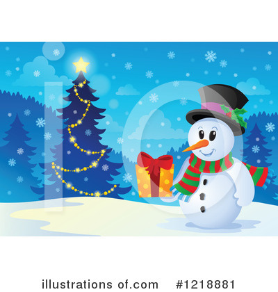 Royalty-Free (RF) Christmas Clipart Illustration by visekart - Stock Sample #1218881