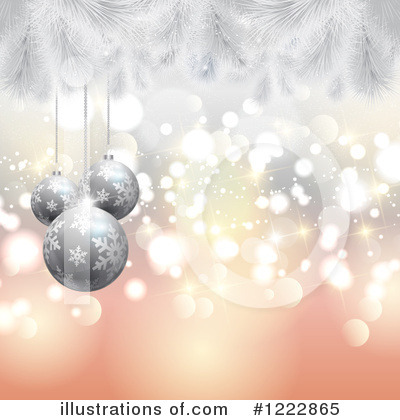 Christmas Bulbs Clipart #1222865 by KJ Pargeter