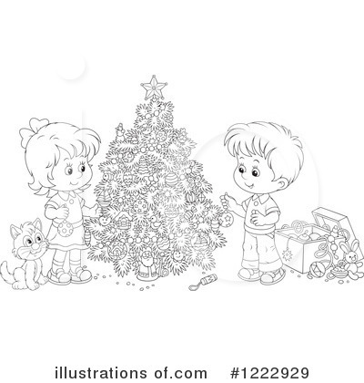 Royalty-Free (RF) Christmas Clipart Illustration by Alex Bannykh - Stock Sample #1222929