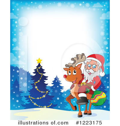 Royalty-Free (RF) Christmas Clipart Illustration by visekart - Stock Sample #1223175