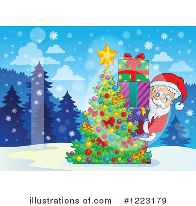 Royalty-Free (RF) Christmas Clipart Illustration by visekart - Stock Sample #1223179