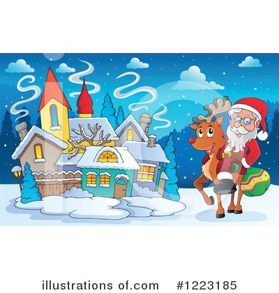 Royalty-Free (RF) Christmas Clipart Illustration by visekart - Stock Sample #1223185