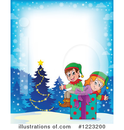 Royalty-Free (RF) Christmas Clipart Illustration by visekart - Stock Sample #1223200