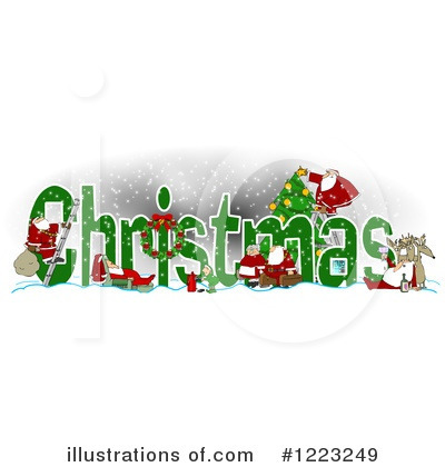 Christmas Banners Clipart #1223249 by djart