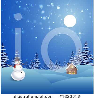 Snowman Clipart #1223618 by vectorace
