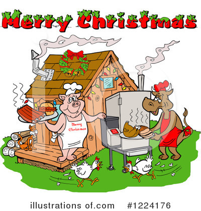 Christmas Clipart #1224176 by LaffToon