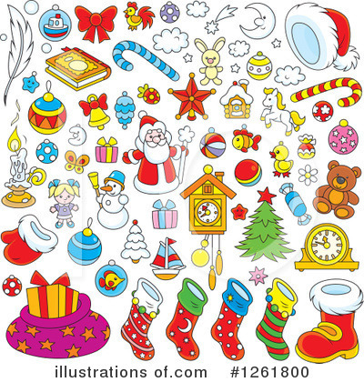 Royalty-Free (RF) Christmas Clipart Illustration by Alex Bannykh - Stock Sample #1261800