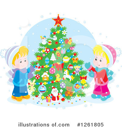 Royalty-Free (RF) Christmas Clipart Illustration by Alex Bannykh - Stock Sample #1261805