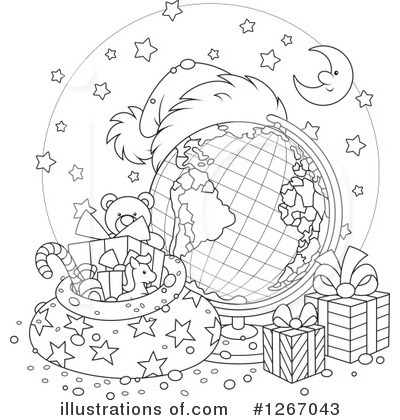 Royalty-Free (RF) Christmas Clipart Illustration by Alex Bannykh - Stock Sample #1267043