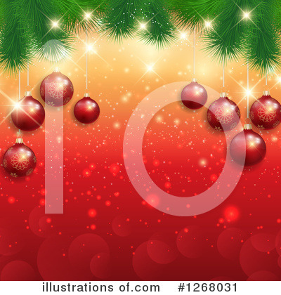 Christmas Bulbs Clipart #1268031 by KJ Pargeter