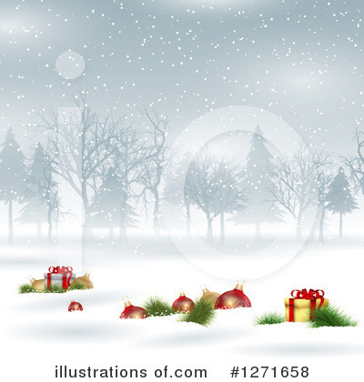 Royalty-Free (RF) Christmas Clipart Illustration by KJ Pargeter - Stock Sample #1271658