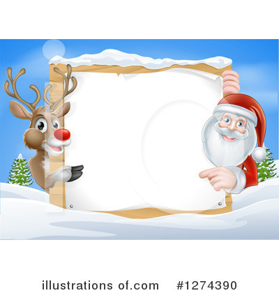 Royalty-Free (RF) Christmas Clipart Illustration by AtStockIllustration - Stock Sample #1274390