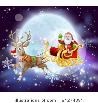 Royalty-Free (RF) Christmas Clipart Illustration by AtStockIllustration - Stock Sample #1274391