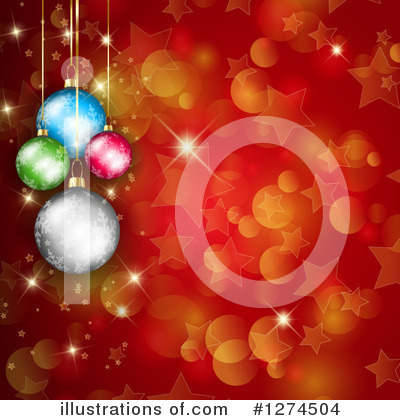 Christmas Bulbs Clipart #1274504 by KJ Pargeter