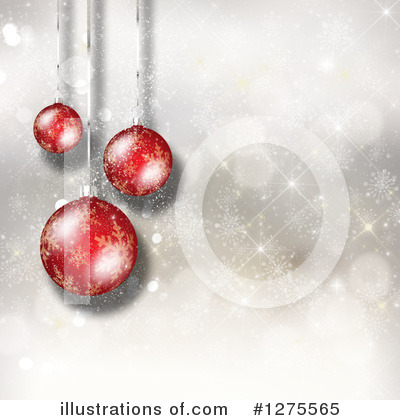 Christmas Baubles Clipart #1275565 by KJ Pargeter