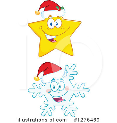 Snowflake Clipart #1276469 by Hit Toon