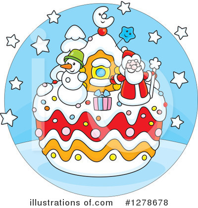 Royalty-Free (RF) Christmas Clipart Illustration by Alex Bannykh - Stock Sample #1278678