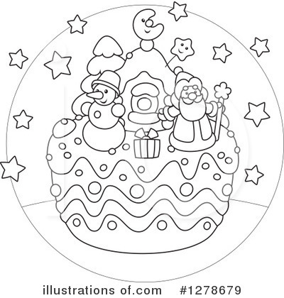 Royalty-Free (RF) Christmas Clipart Illustration by Alex Bannykh - Stock Sample #1278679