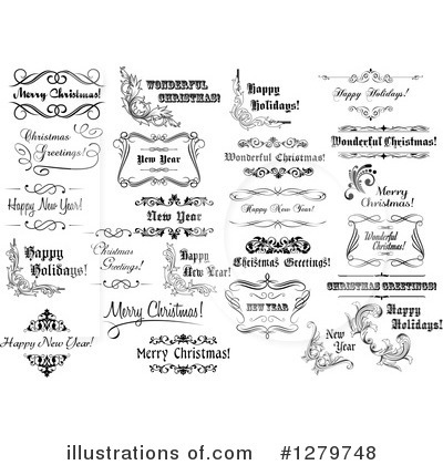 Royalty-Free (RF) Christmas Clipart Illustration by Vector Tradition SM - Stock Sample #1279748