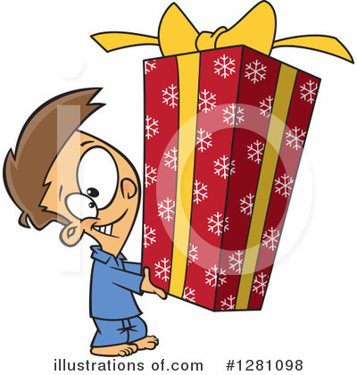 Christmas Gift Clipart #1281098 by toonaday