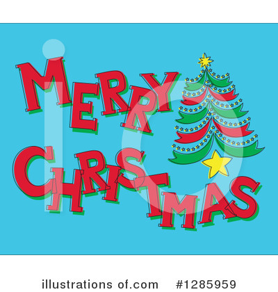 Christmas Tree Clipart #1285959 by Cherie Reve