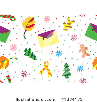 Christmas Tree Clipart #1334183 by Cherie Reve