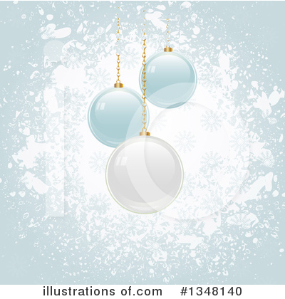 Christmas Balls Clipart #1348140 by elaineitalia