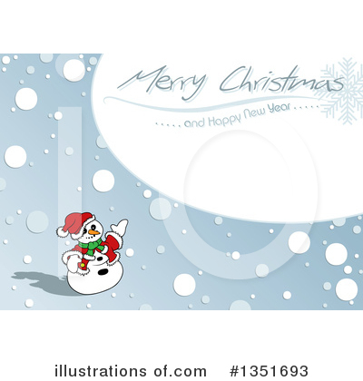 Snowman Clipart #1351693 by dero
