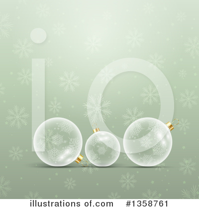 Christmas Bulbs Clipart #1358761 by KJ Pargeter