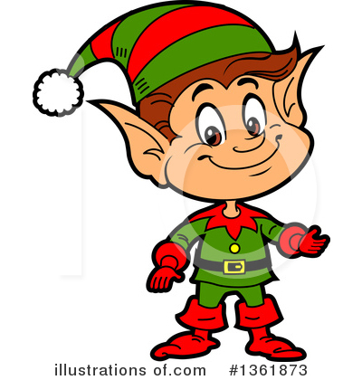 Royalty-Free (RF) Christmas Clipart Illustration by Clip Art Mascots - Stock Sample #1361873
