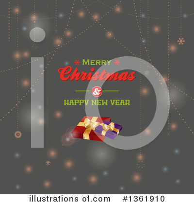 Merry Christmas Clipart #1361910 by elaineitalia