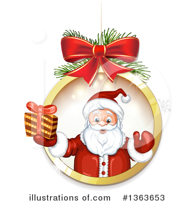 Christmas Bauble Clipart #1363653 by merlinul