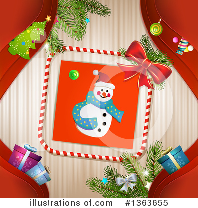 Snowman Clipart #1363655 by merlinul