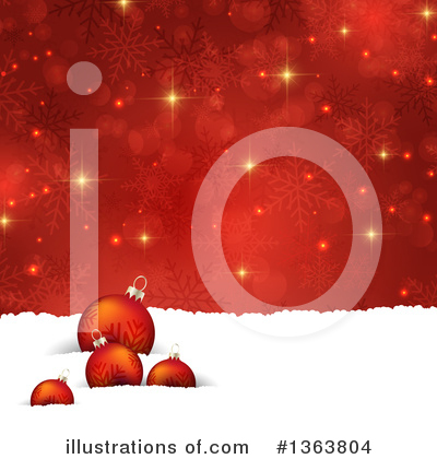 Christmas Bulbs Clipart #1363804 by KJ Pargeter