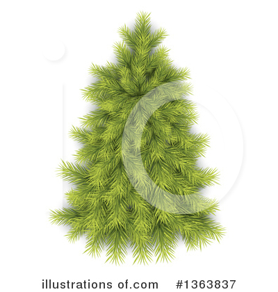 Christmas Tree Clipart #1363837 by vectorace