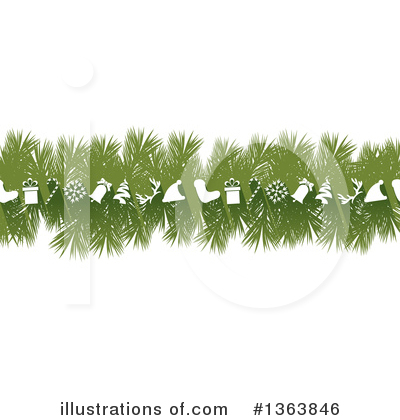 Christmas Tree Clipart #1363846 by vectorace