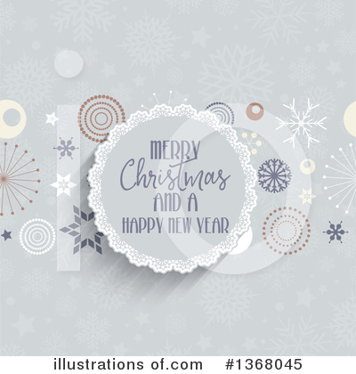 Merry Christmas Clipart #1368045 by KJ Pargeter