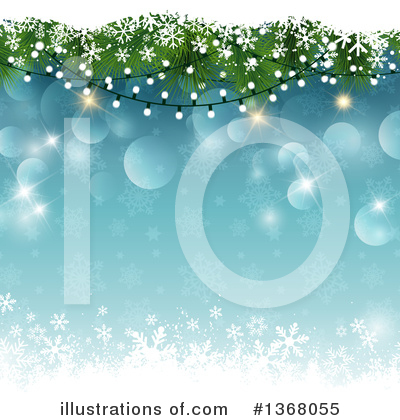Christmas Lights Clipart #1368055 by KJ Pargeter