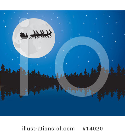 Santas Sleigh Clipart #14020 by Rasmussen Images