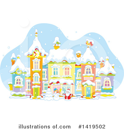 Royalty-Free (RF) Christmas Clipart Illustration by Alex Bannykh - Stock Sample #1419502